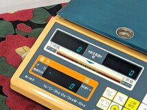 テラオカ2 寺岡 TERAOKA DS-460 電気抵抗線式 はかり 使用範囲 40g～6000g 6kg 100V チェッカー機能 使用区域 9区 10区_画像8