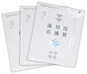 . the first . seaweed (10 sheets entering )X3 sack * Saga prefecture have Akira sea production *.. middle . spread ... taste ..* tradition ..[ mine timbering . type ]........[ night .. most ]*.