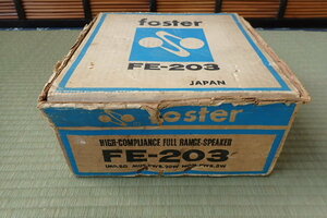 16-61 foster FE-203 フォスター HIGH-COMPLIANCE FULLRANGE スピーカー　