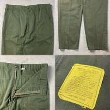 78年納品 70年代 U.S.ARMY 米軍実品 ベイカーパンツ ミリタリーパンツ メンズW40_画像2