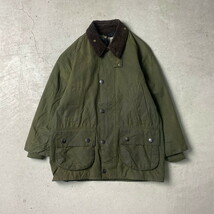 00年製 英国製 Barbour BEDALE バブアー ビデイル オイルドジャケット EX LGE C32 メンズ2XS相当 レディースXS相当_画像1