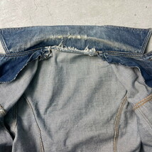 70年代 USA製 Levi's リーバイス ブッシュジャケット デニムジャケット オレンジタブ メンズS-M相当_画像4