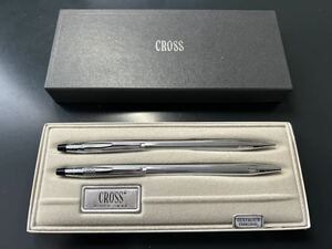 新品未使用　CROSS クラシックセンチュリー LUSTROUS CHROME 3501 ペン＆ペンシルセット　送料込