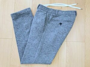 【美品】ユナイテッドアローズ★起毛ウールパンツ★グレー★XS