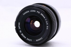 【特上美品】キヤノン Canon FD 28mm F2.8 S.C.