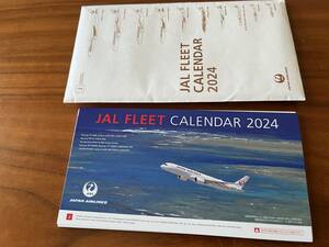 2024★JAL FLEET　卓上カレンダー★少々難あり