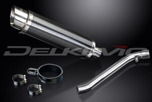 DELKEVIC スリップオンカーボンマフラー★KAWASAKI ZX10R NINJA 触媒ストレート 2011-2019 350mm KIT2662