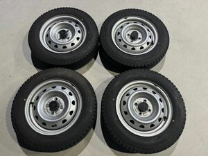 プロボックス スチール ダンロップ 6PR スタッドレス 5J LT DUNLOP 