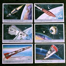 1960年 LIEBIG◆人工衛星6種 アンティーク ビンテージ クロモス カード◆イギリス リービッヒ R58_画像1