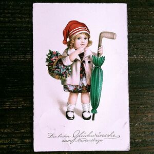 イラスト(6)G18◆子供 少女 少年 アンティークポストカード フランス ドイツ ベルギー イタリア イギリス ビンテージ 外国絵葉書
