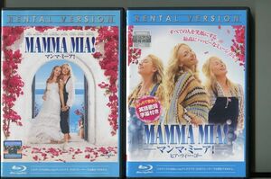 MAMMA MIA! マンマ・ミーア！＋マンマ・ミーア！ヒア・ウィー・ゴー/2本セット 中古ブルーレイ BD レンタル落ち/a06/a2677