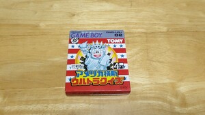 *GB[ America width . Ultra quiz (TRANS AMERICA ULTRA QUIZ)] box * manual attaching /TOMY/ Game Boy /GAMEBOY/QUIZ/ retro game *