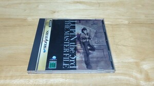 ★SS「ルパン三世 ザ・マスターファイル(LUPIN the 3rd THE MASTER FILE)」ケース・取説・帯付き/MIZUKI/SEGA SATURN/レトロゲーム★