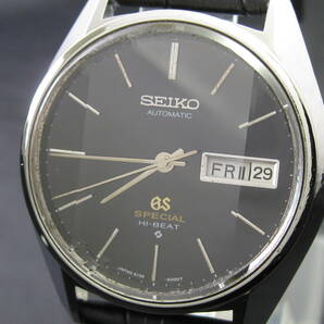 Grand Seiko/グランドセイコー GS SPECIAL スペシャル カットガラス Ref.6156-8010 Cal6156A ブラック オーバーホール・新品仕上済 1972年の画像2