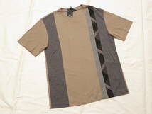 ブラックレーベル クレストブリッジ 半袖デザインTシャツ Mサイズ 17,600円グレージュ系_画像1