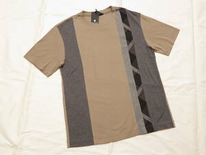 ブラックレーベル クレストブリッジ 半袖デザインTシャツ Mサイズ 17,600円グレージュ系