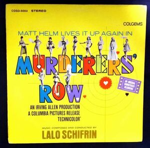 0( =^・_・^)=〇☆米オリジナル・ステレオ盤LP★サイレンサー　殺人部隊★ラロ・シフリン★Murderers' Row★Lalo Schifrin★☆