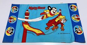 マイティーマウス③（Mighty Mouse）◆昭和レトロ【ヒーローシリーズ】◆まくらカバー（made in japan）