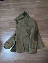 希少 イタリア製 美品 FILSON ITALY Tweed Water Foul Coat ハリスツイード フィルソン ハンティングジャケット マッキーノ レイルロード_画像3