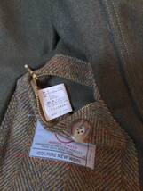 希少 イタリア製 美品 FILSON ITALY Tweed Water Foul Coat ハリスツイード フィルソン ハンティングジャケット マッキーノ レイルロード_画像8