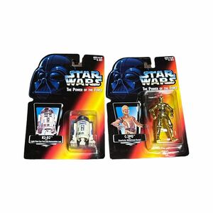 【激レア】STAR WARS THE POWER OF THE FORCE フィギュア R2-D2 C3PO Kenner ケナー製 新品未使用　2体セット