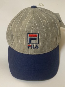 FILA filler ADJUSTABLE CAP cap hat exhibition unused goods 