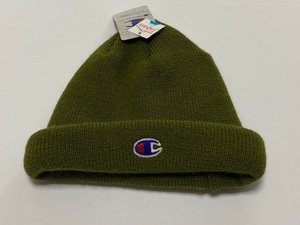 Champion チャンピオン ニットキャップ CAP ニット帽子 カーキ 展示未使用品