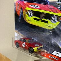 2台セット Hot Wheels ホットウィール AlfaRomeo Giulia Sprint GTA 赤 緑 ドアスラマーズ HotWheels アルファロメオ ジュリア スプリント_画像3