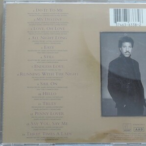 CD★ LIONEL RICHIE ★ BACK TO FRONT ★ 輸入盤 ★ ライオネル・リッチー バック・トゥ・フロント ★の画像2