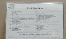 CD▲ ELLA FITZGERALD WITH COUNT BASIE ▲エラ＆ベイシー ELLA AND BASIE ▲_画像2