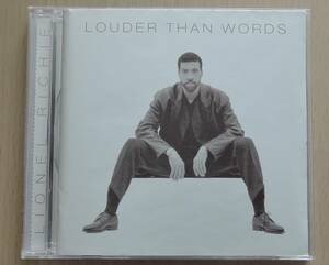 CD★ LIONEL RICHIE ★ LOUDER THAN WORDS ★ 輸入盤 ★ ライオネル・リッチー ★