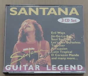 3CD☆ SANTANA ☆ GUITAR LEGEND ☆ 輸入盤 ☆ サンタナ ☆