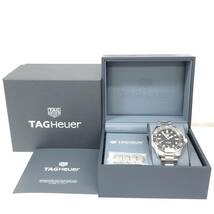 稼働 TAG Heuer タグホイヤー AQUA RACER アクアレーサー WBP201A-0 箱 付属品 余コマ 付き_画像1