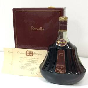 未開栓 Hennessy Paradis ヘネシー パラディ 金キャップ グリーンボトル 箱付 750ml 40％ 