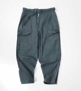 TUKI ツキ ◆PILOT PANTS パイロットパンツ ネイビー サイズ2 テーパード *ピンポイントオックスフォード生地 ◆426/MK14