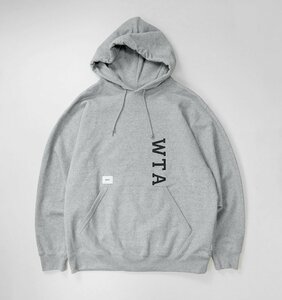 WTAPS *23SS DESIGN 01 / HOODY / COTTON. COLLEGE sweat f-ti- gray size 3 Parker sweatshirt WTaps *MK17