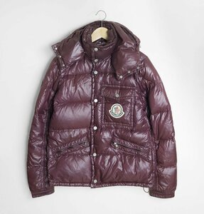 MONCLER モンクレール ◆ K2 ダウンジャケット ナイロン サイズ1 パープル フーディー 下げ札付き ◆ZZ1