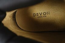 美品* イタリア老舗ブランド DEVON (デヴォン) ◆ 本革 レースアップ ブーツ サイズ8 (約26cm) ブラウン 定価5.6万円◆K-2_画像6