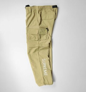 Supreme × THE NORTH FACE ◆ 20SS BELTED CARGO PANT (NB320021) 2WAY カーゴパンツ M ブロンズ シュプリーム ノースフェイス ◆MK12