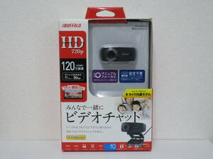 Webカメラ　バッファロー BUFFALO　BSWHD06M　120万画素/マイク内蔵/30fps　未開封未使用品