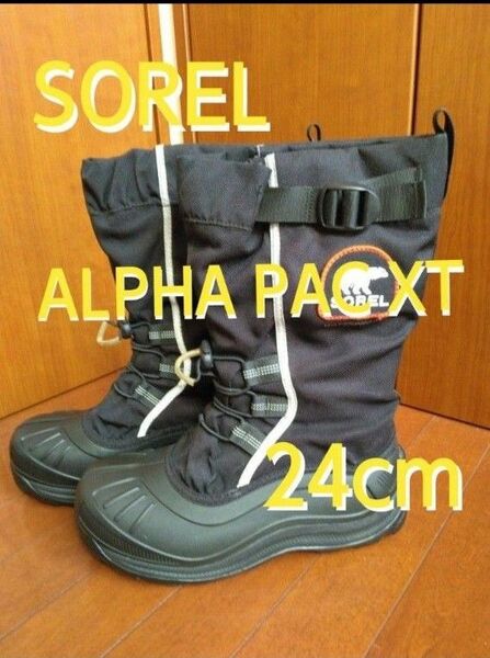 ソレル SOREL スノーブーツ ALPHA PAC XT 24cm