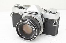 【適格請求書発行】ジャンク品 OLYMPUS OM-1 + OM-SYSTEM F.ZUIKO AUTO-S 50mm F1.8 フィルム一眼レフカメラ【アルプスカメラ】240112ai_画像2