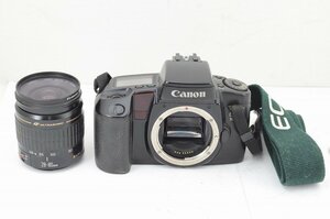【適格請求書発行】ジャンク品Canon キヤノン EOS 100 QD + EF 28-80mm F3.5-5.6 II USM フィルム一眼レフ【アルプスカメラ】240112b