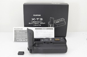 【適格請求書発行】美品 FUJIFILM フジフイルム バッテリーグリップ VG-XT3 X-T3専用 元箱付【アルプスカメラ】240111g