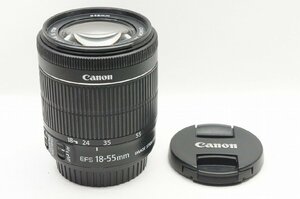 【適格請求書発行】Canon キヤノン EF-S 18-55mm F3.5-5.6 IS STM APS-C ズームレンズ【アルプスカメラ】231103b