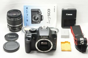 【適格請求書発行】良品 Canon キヤノン EOS Kiss F ボディ + EF-S 18-55mm F3.5-5.6 IS 一眼レフカメラ【アルプスカメラ】231227a
