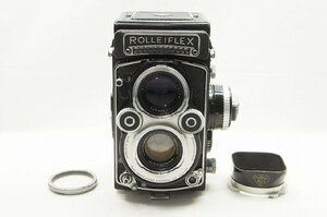 [Доступный счетный счет] Rollei Rolleiflex 3.5f Type5 (Xenotar 75mm f3.5) Белая лицо белая поверхность [Альп -камера] 220218j