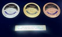 長野オリンピック　1998　表彰台記念メダル ピンセット　コレクター放出品　ピンバッチ　金　銀　銅　506_画像2