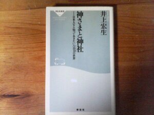 HN　神さまと神社―日本人なら知っておきたい八百万の世界 　井上 宏生　(祥伝社新書 ) 　2009年発行　　
