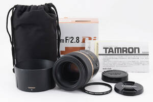 ★美品★ TAMRON タムロン SP AF 90mm F2.8 Di MACRO 272EN2 ニコン Fマウント 元箱 フード 取扱説明書 付属品多数 #e0093